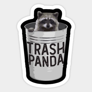 Trash Panda Raccoon Sticker